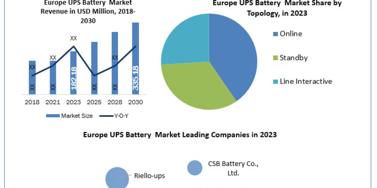 Europe UPS Battery Market Size, Opportunities, Company Profile, Developments and Outlook 2024-2030