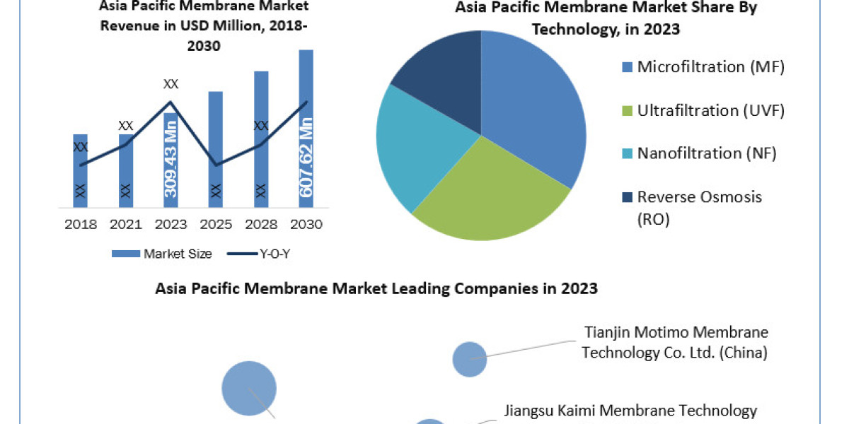 Asia Pacific Membrane Market  Data Dimensions: Size, Share, Revenue, and Worth Statistics Overview | 2024-2030