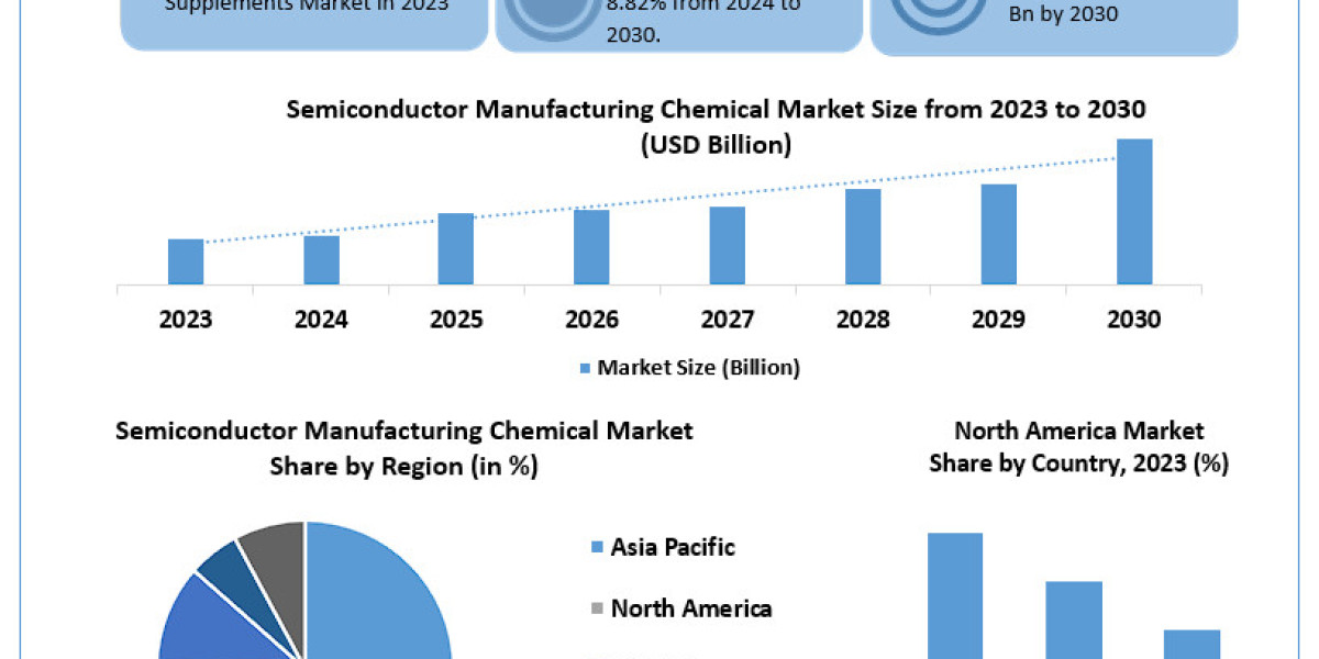 Semiconductor Manufacturing Chemical Market	Worth the Numbers: Size, Share, Revenue, and Statistics Overview | 2024-2030