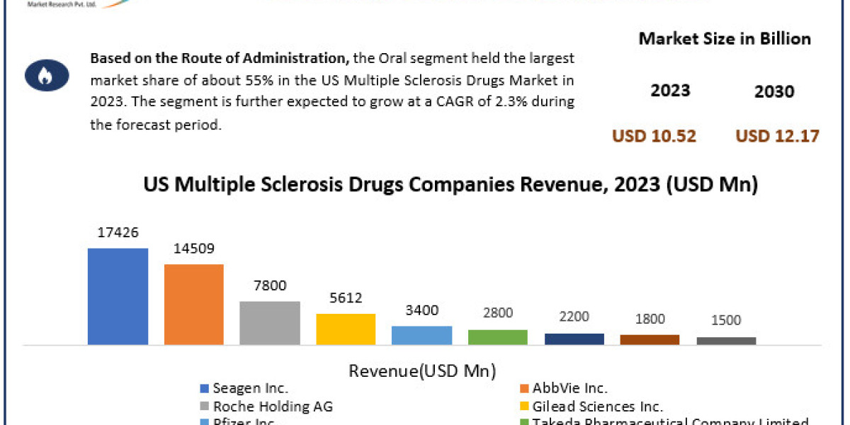 US Multiple Sclerosis Drugs Market	Data Drift: Segmentation, Outlook, and Overview in Market Dynamics | 2024-2030