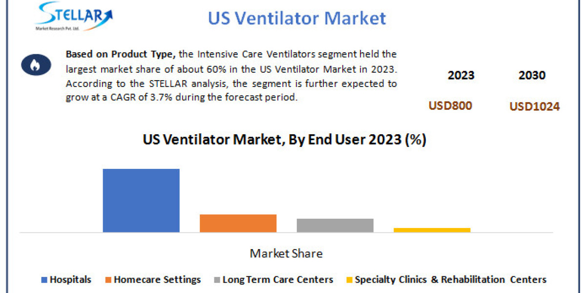 US Ventilator Market  Beyond the Basics: Size, Share, Revenue, and Statistics Overview | 2024-2030