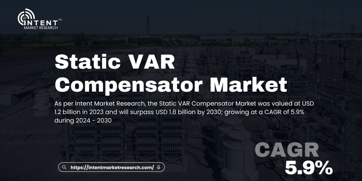 Static VAR Compensator Market to Expand from USD 1.2 Billion to USD 1.8 Billion by 2030