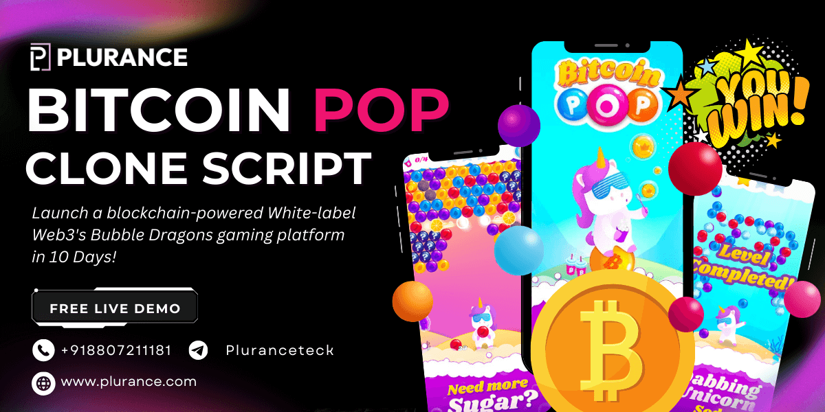 Bitcoin Pop Clone Script | Free Bitcoin Pop Game Clone Software Demo