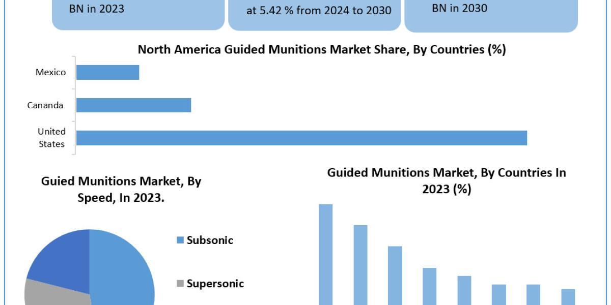 Guided Munitions Market 	Beyond the Numbers Game: Size, Share, Revenue, and Statistics Overview | 2024-2030