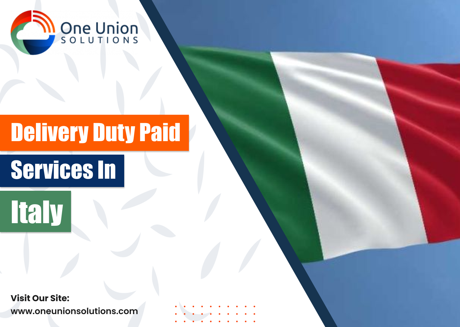 Delivery Duty Paid Service in Italy | DDP Delivery Service